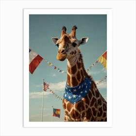 Giraffe 56 Art Print