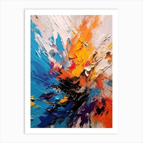 Oil Painting Abstract 1 Art Print