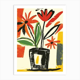 Flowers In A Vase 147 Art Print