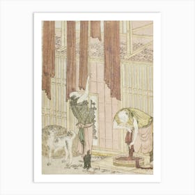 Dyers, Katsushika Hokusai Art Print