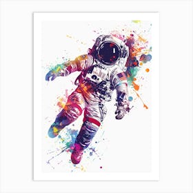 Astronaut In Space 4 Art Print