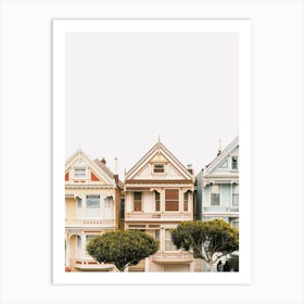 Painted Ladies Homes Art Print