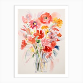 Flowers In A Vase 21 Art Print