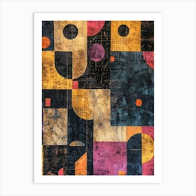 Abstract moody art Art Print