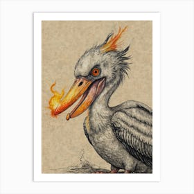 Pelican 9 Art Print