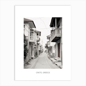 Poster Of Fethiye, Turkey, Photography In Black And White 2 Art Print