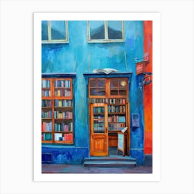 Reykjavik Book Nook Bookshop 1 Art Print