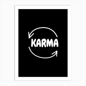 Karma Art Print