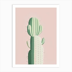 Ladyfinger Cactus Simplicity Art Print
