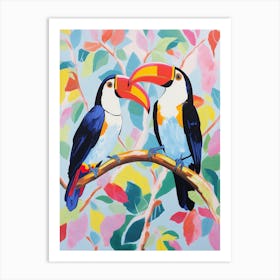 Colourful Bird Painting Toucan 6 Art Print