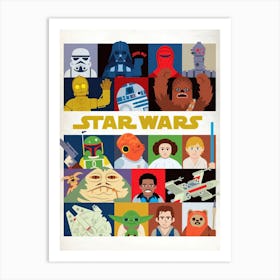 Star Wars Poster 5 Art Print