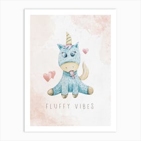 Baby Unicorn Print Art Print