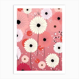 Daisy Flowers Art Print