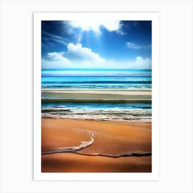 Beautiful Day At The Beach Art Print