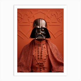 Darth Vader In Wes Anderson Style 07 Art Print