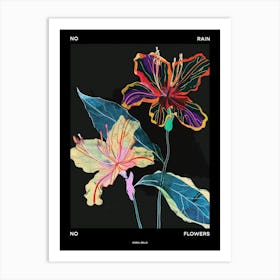 No Rain No Flowers Poster Coral Bells 3 Art Print