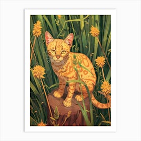 Orange Tabby Art Print