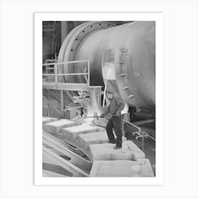 Untitled Photo, Possibly Related To Anaconda Smelter, Montana, Anaconda Copper Mining Company, Pouring Art Print