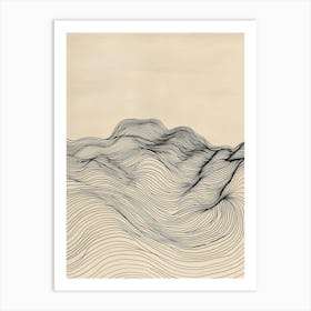 'Waves' Art Print