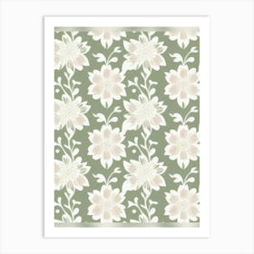 Floral Pattern 3 Art Print