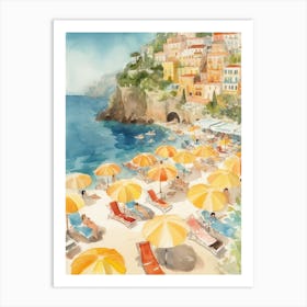 Summer In Positano 2 Art Print