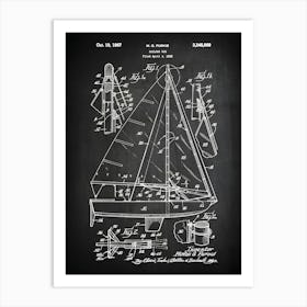 Sailboat Patent Print Sail Boat Patent Sailing Boat Art Sailing Ship Decor Sail Boat Print Sail Boat Art Patent Print Vb9691 Art Print