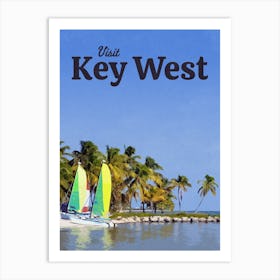 Visit Key West Art Print