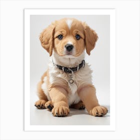 Golden Retriever Puppy 1 Art Print