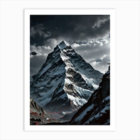 Everest Nature’s Masterpiece: Mount Everest Art Print