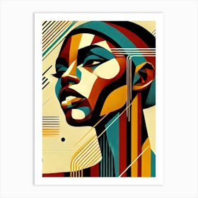 Modern Portrait of an African Woman Art Print