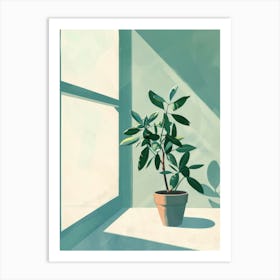 Plant In A Pot 12 Art Print