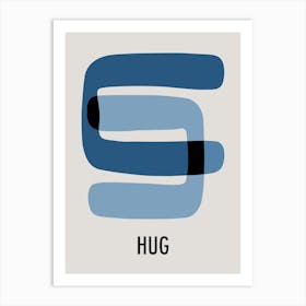 Hug Zen Abstract Art Print