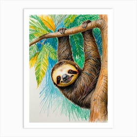 Sloth 2 Art Print