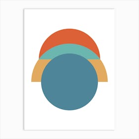 Circle Of Colors Art Print