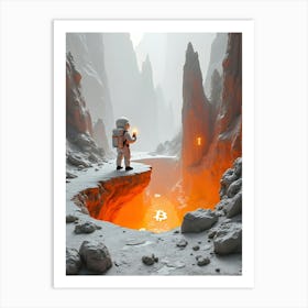 Man In Space 2 Art Print