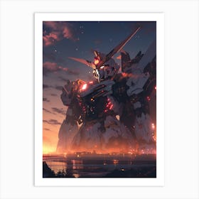 Gundam 00 Art Print