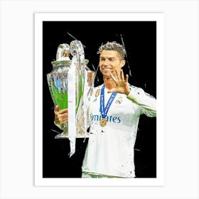 Cristiano Ronaldo Real Madrid 16 Art Print