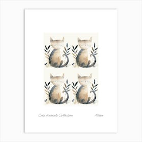 Cute Animals Collection Kitten 7 Art Print