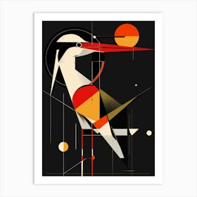 Abstract Bird Art Print