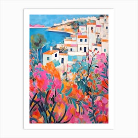 Ibiza Spain 3 Fauvist Painting Art Print