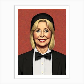 Teri Garr Illustration Movies Art Print