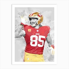 George Kittle San Francisco 49ers Art Print