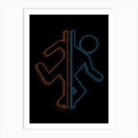 Portal • 2d Version Art Print