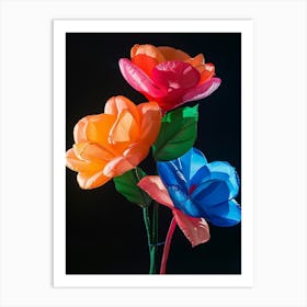 Bright Inflatable Flowers Camellia 1 Art Print