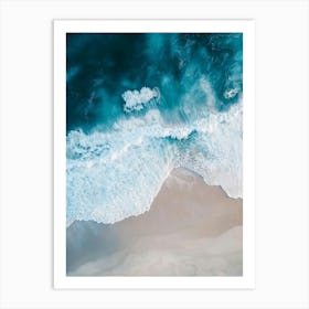 Aerial View Of The Ocean 4 Art Print