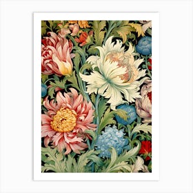 Floral Wallpaper 180 Art Print