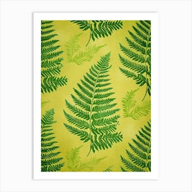 Pattern Poster Asparagus Fern 2 Art Print