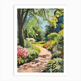 Holland Park Gardens London Parks Garden 2 Painting Art Print