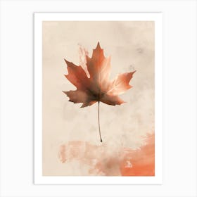 Maple Leaf Canvas Print Art Print