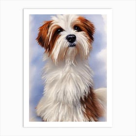 Coton De Tulear 3 Watercolour Dog Art Print